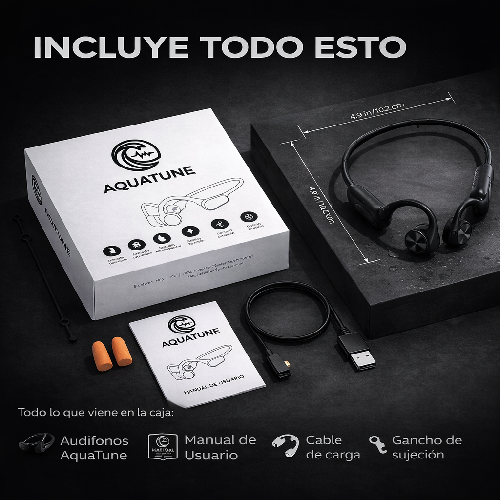 AquaTune® Escucha Música Bajo el Agua